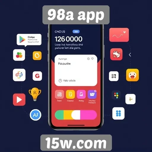 Explorando a interface do 98a app