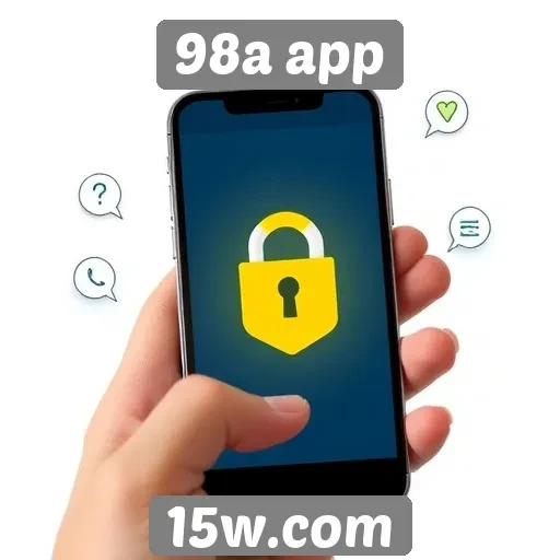 Recursos de segurança e privacidade no 98a app